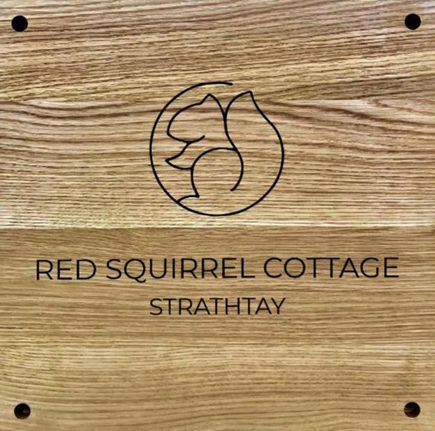 Red Squirrel Cottage Strathtay Exterior foto